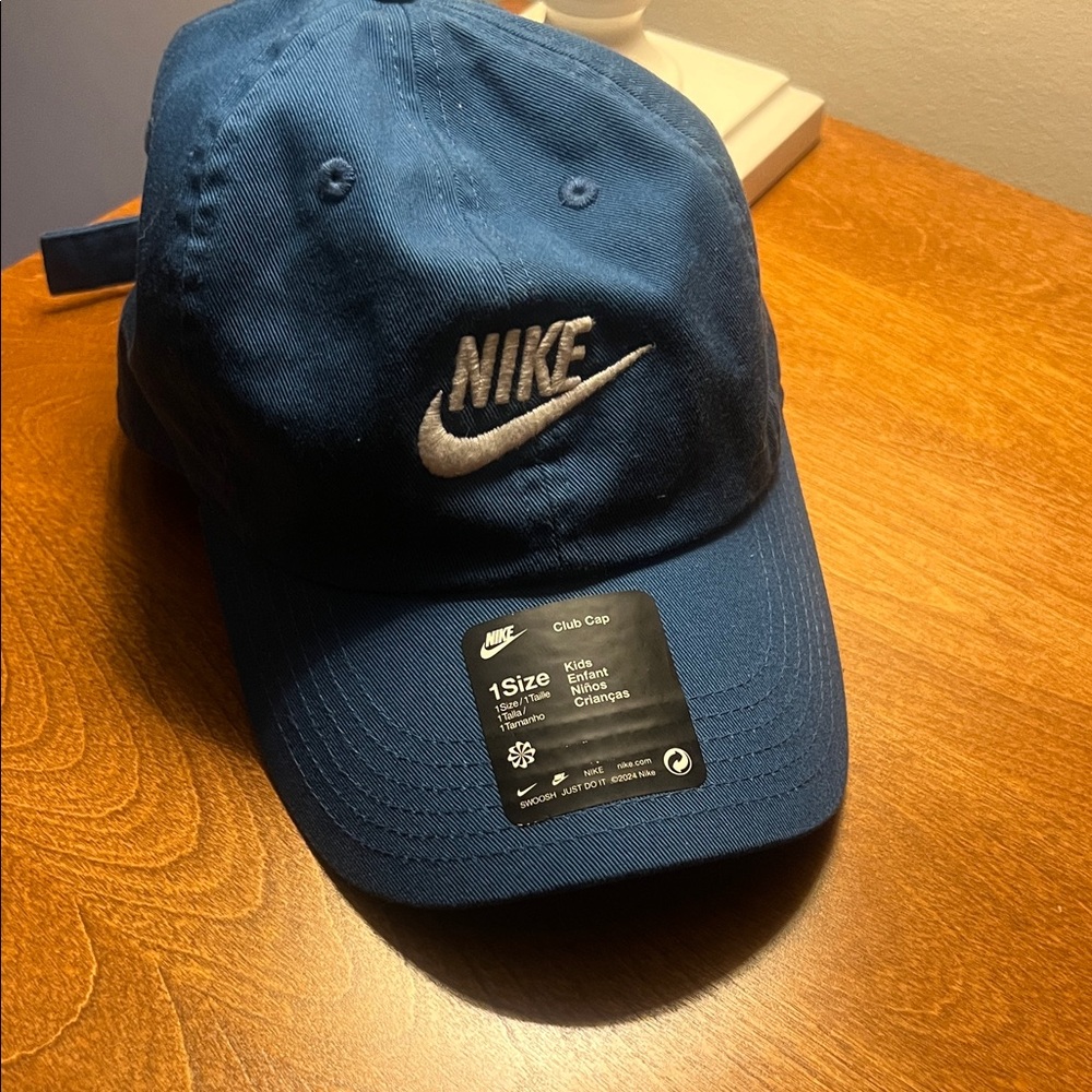 NWT Nike Kids Blue Club Cap Adjustable hat